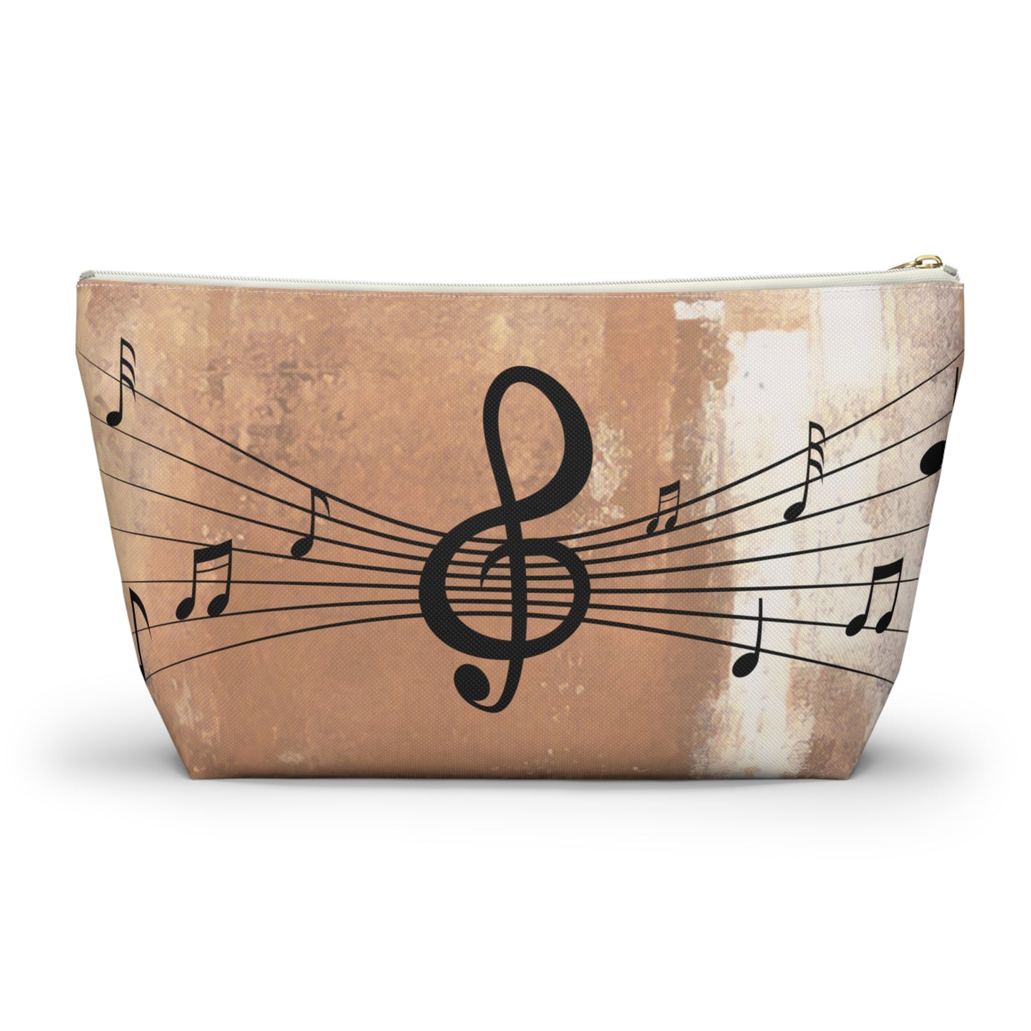 Music Notes Scuff Accessory Pouch w T-bottom