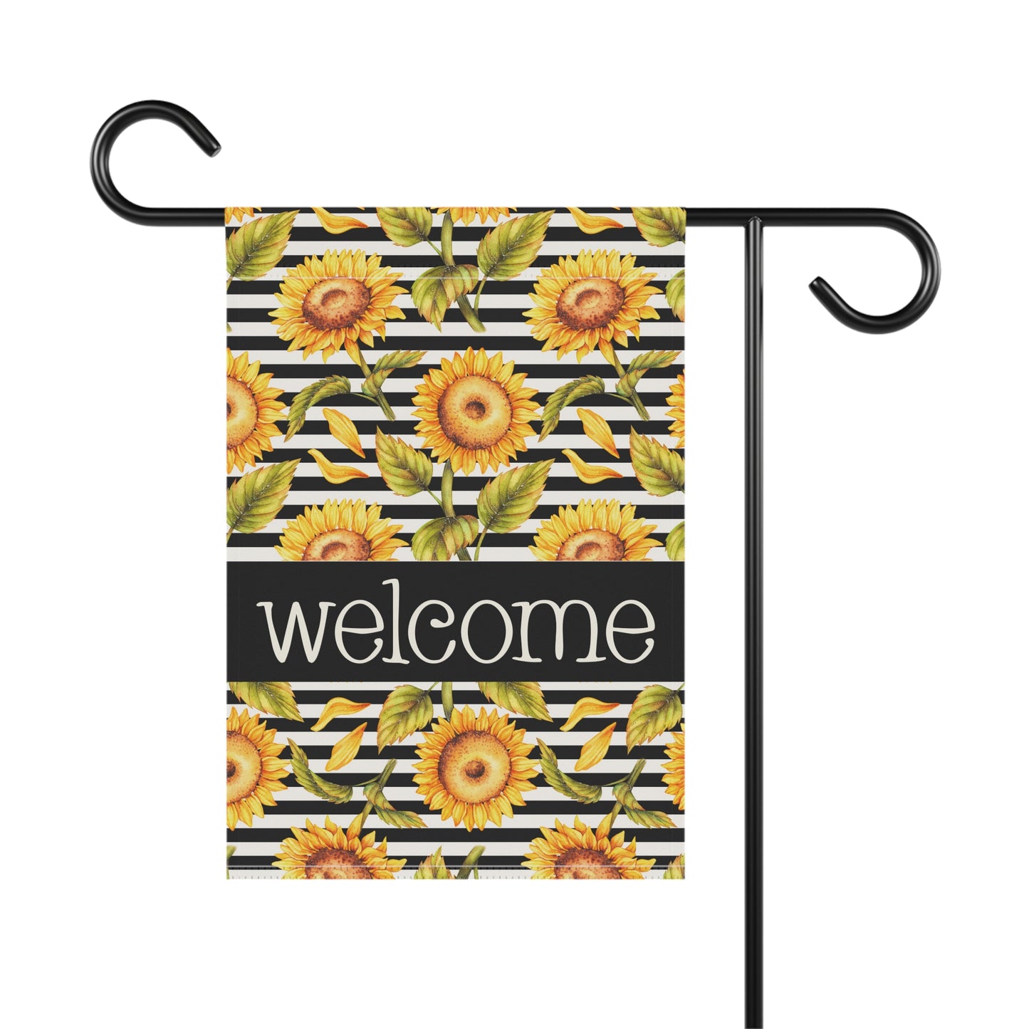 Sunflowers Welcome 2-Sided  Garden & House Flag/Banner