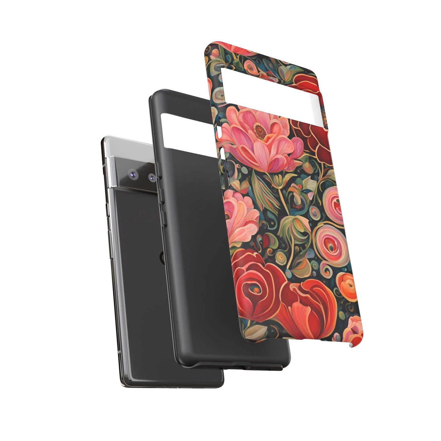 February Flowers iPhone Samsung Galaxy Google Pixel Tough Cases