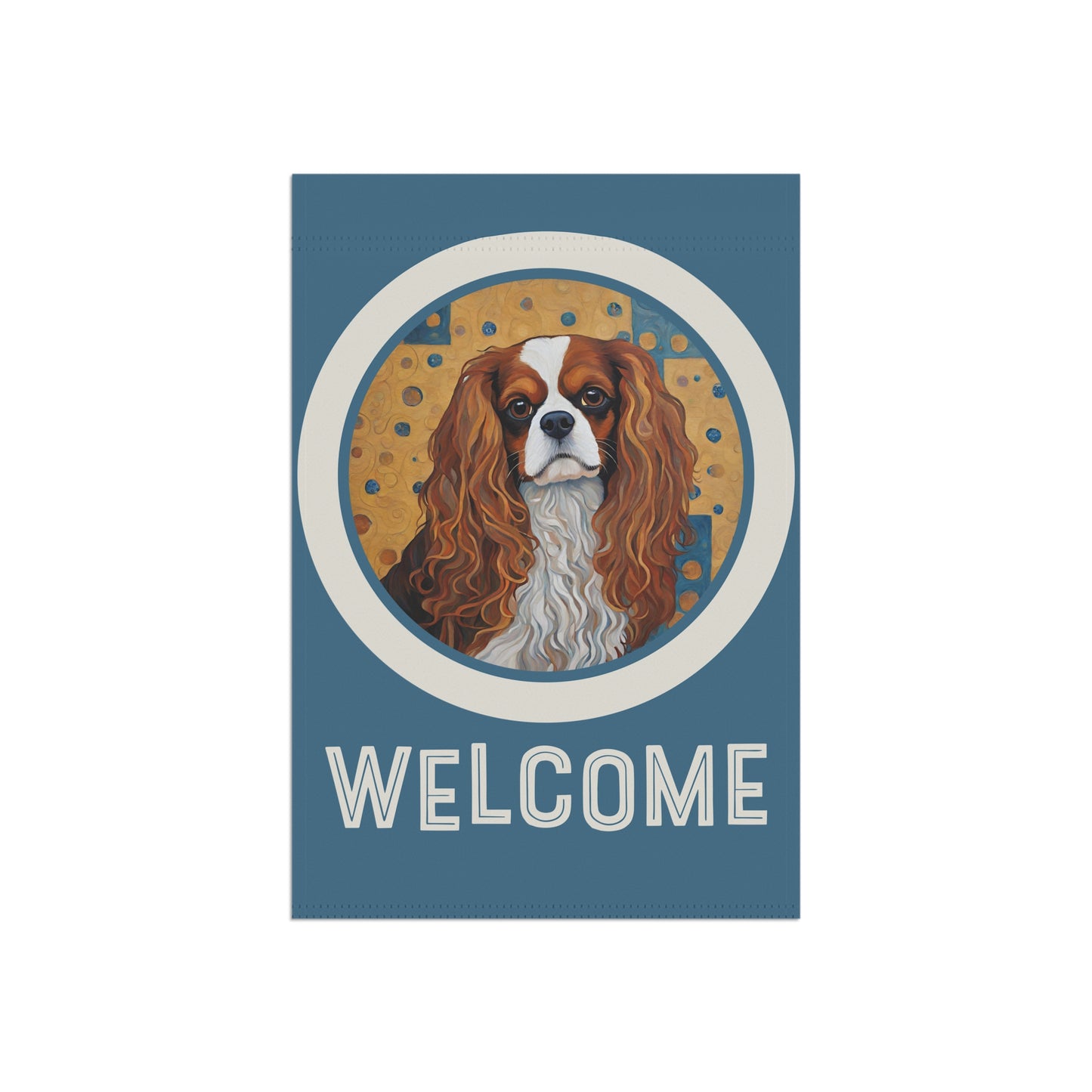 Cavalier King Charles Welcome 2-SidedGarden & House Flag/Banner