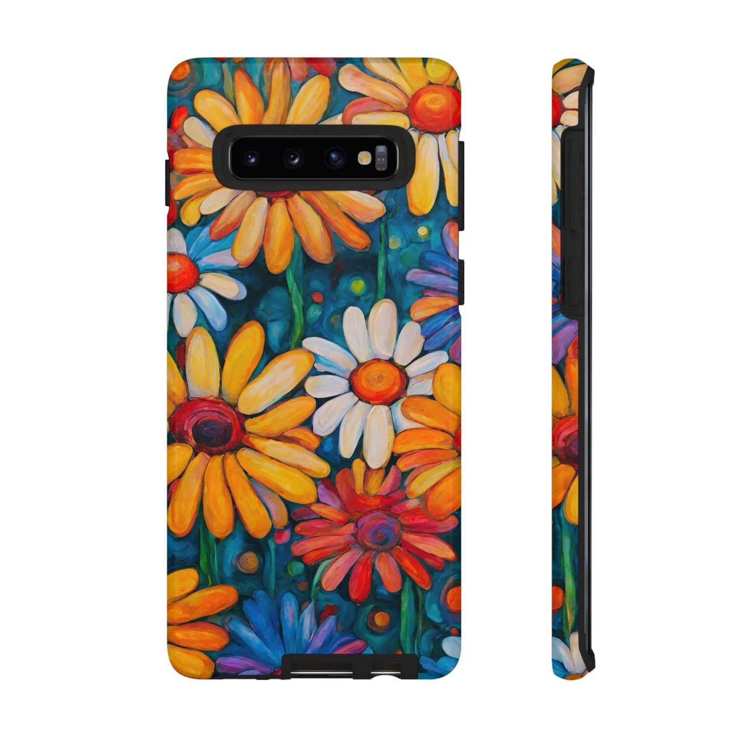 Crazy Daisies iPhone Samsung Galaxy Google Pixel Tough Cases