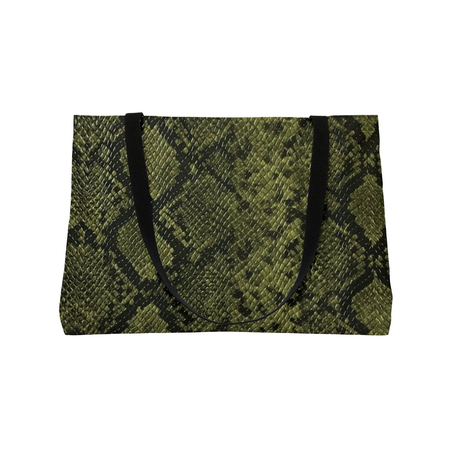 Faux Python in Green Weekender Tote Bag