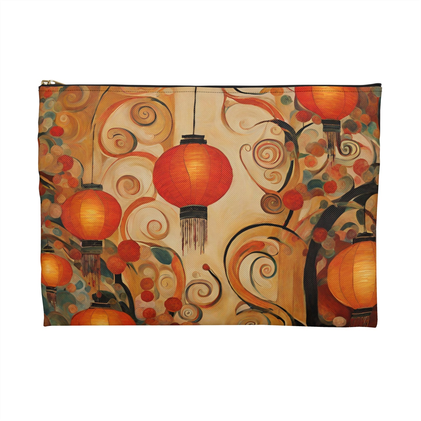 Lanterns & Swirls Accessory Pouch