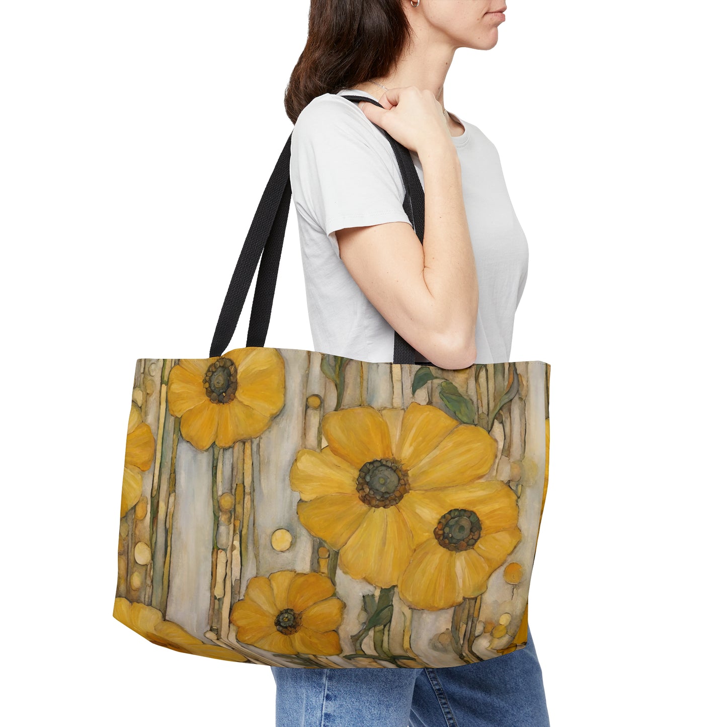 Yellow Flowers Weekender Tote Bag