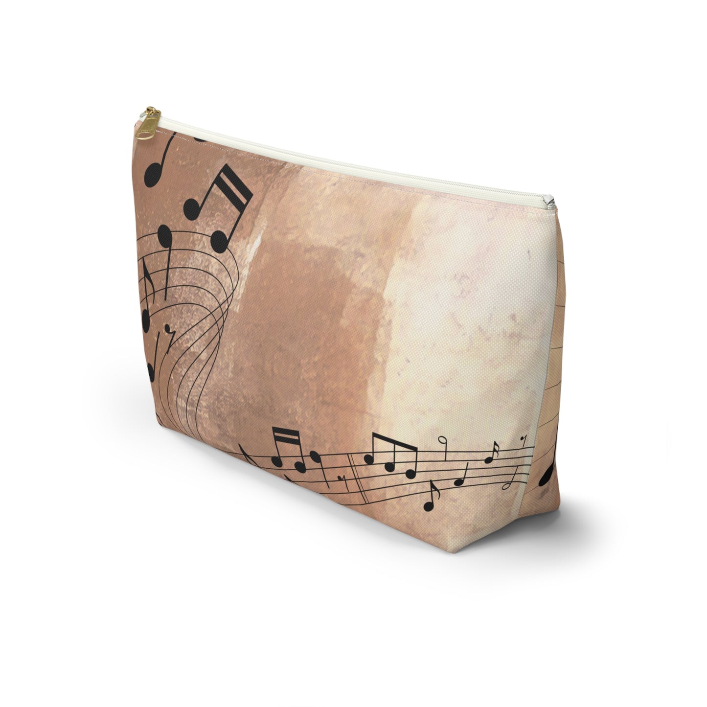 Music Notes Scuff Accessory Pouch w T-bottom