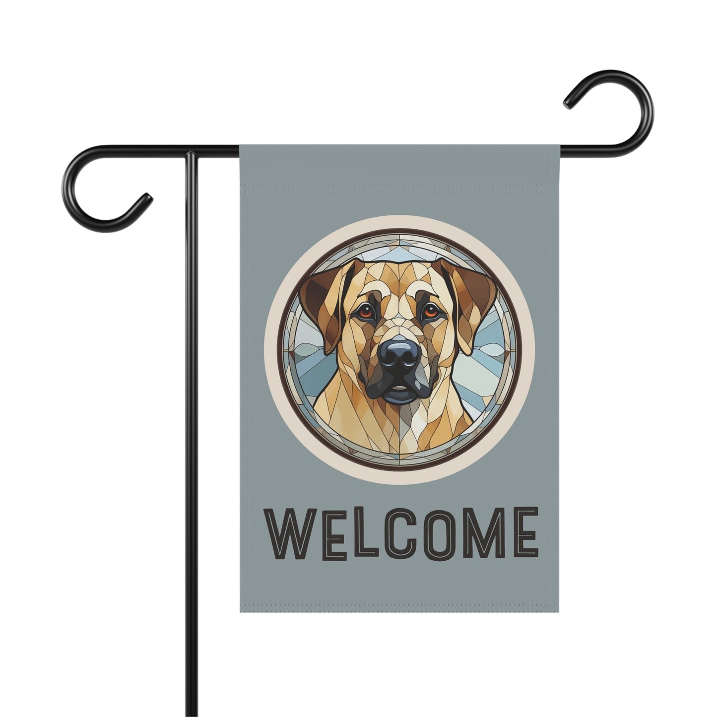 Anatolian Shepherd Welcome 2-Sided Garden & House Flag/Banner