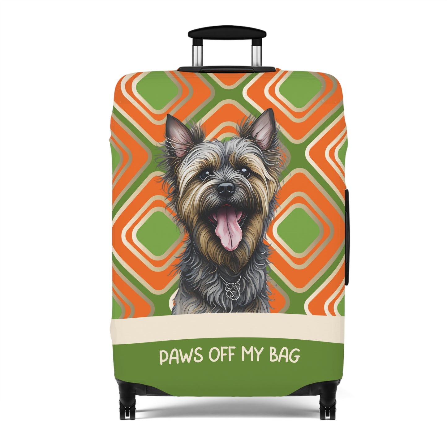 Cairn Terrier Paws Off My Bag Luggage Cover