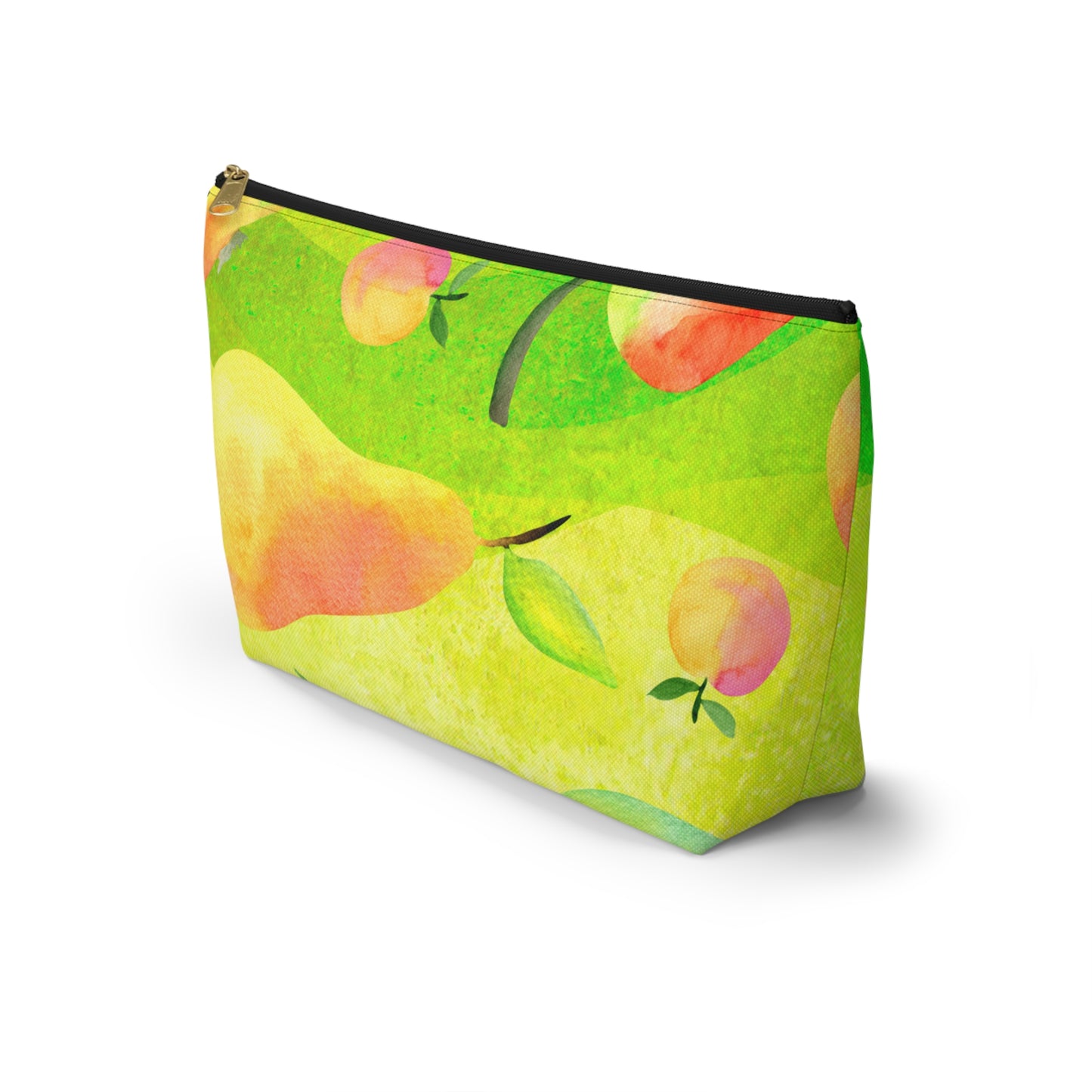 Pears & Apples Accessory Pouch w T-bottom