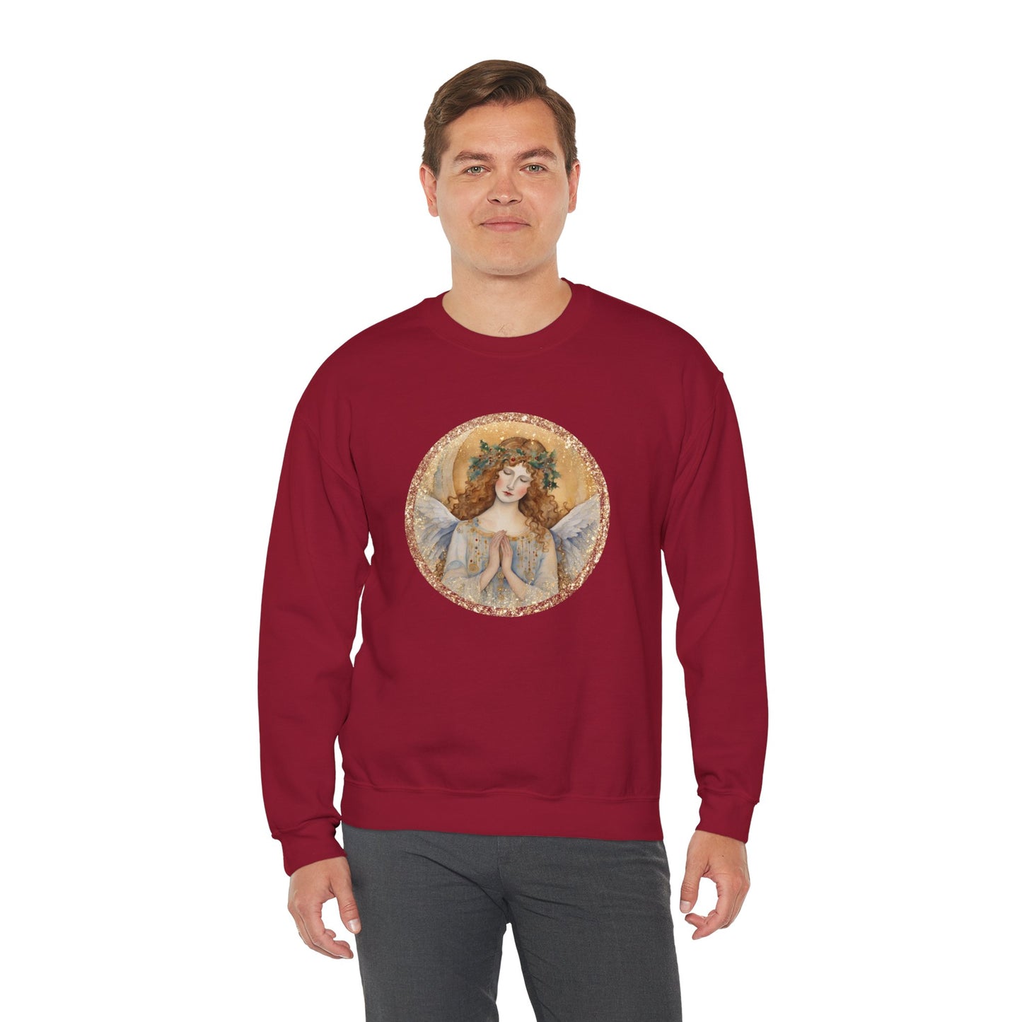 Guardian Angel Unisex Heavy Blend™ Crewneck Sweatshirt