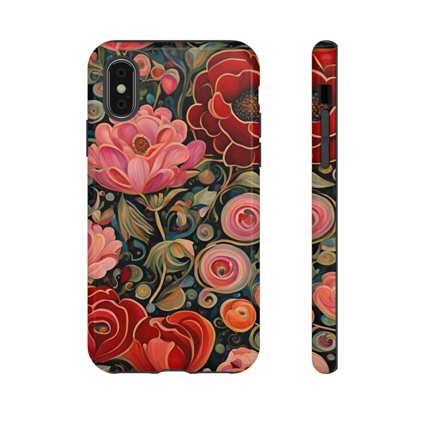 February Flowers iPhone Samsung Galaxy Google Pixel Tough Cases