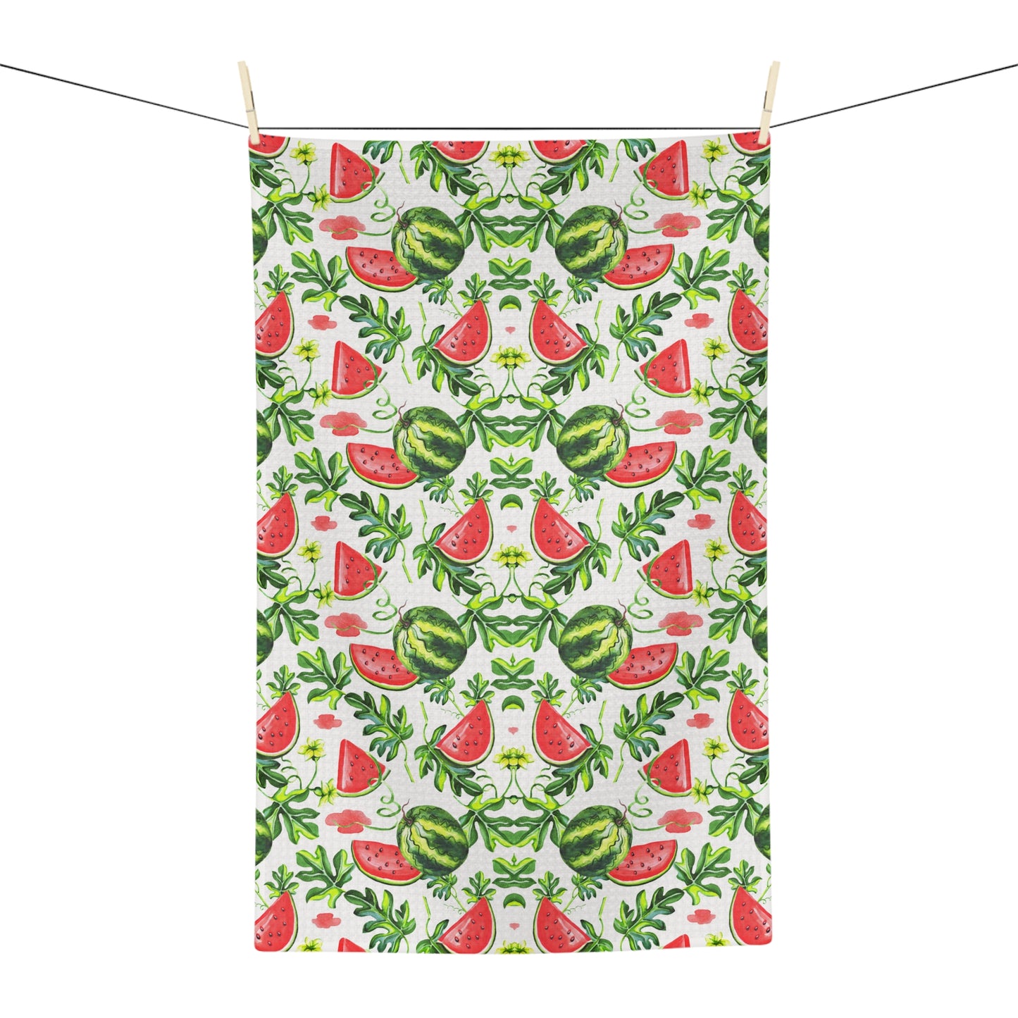 Watermelon Patch Microfiber Tea Towel