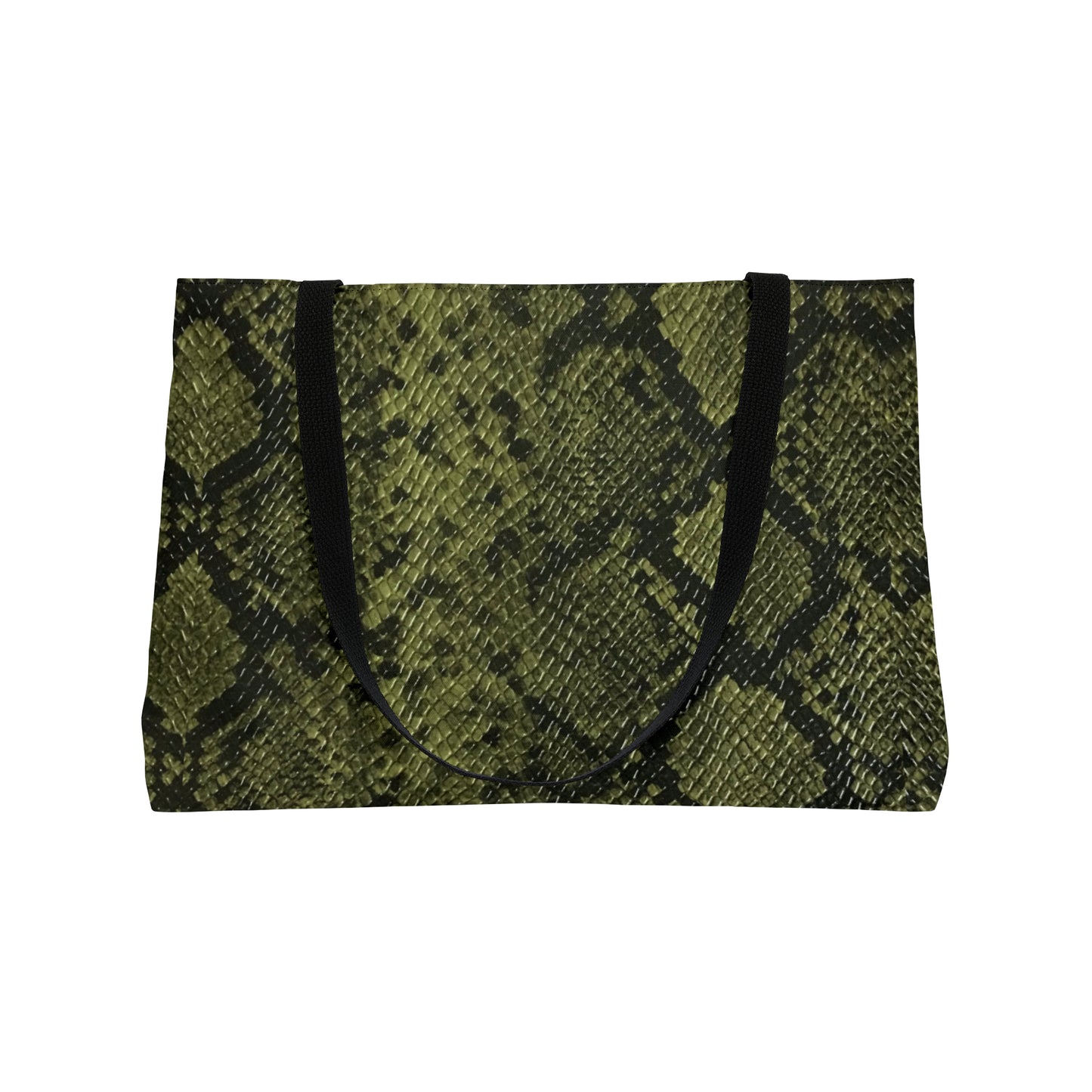 Faux Python in Green Weekender Tote Bag