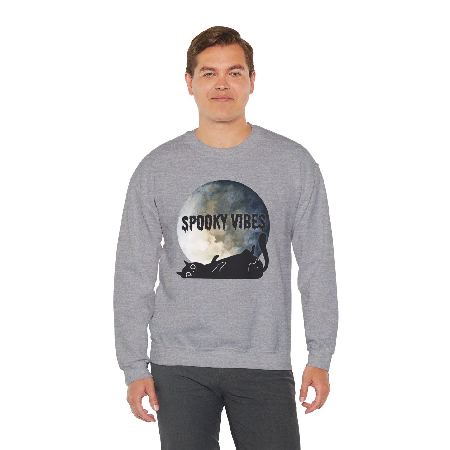 Spooky Vibes Unisex Heavy Blend™ Crewneck Sweatshirt