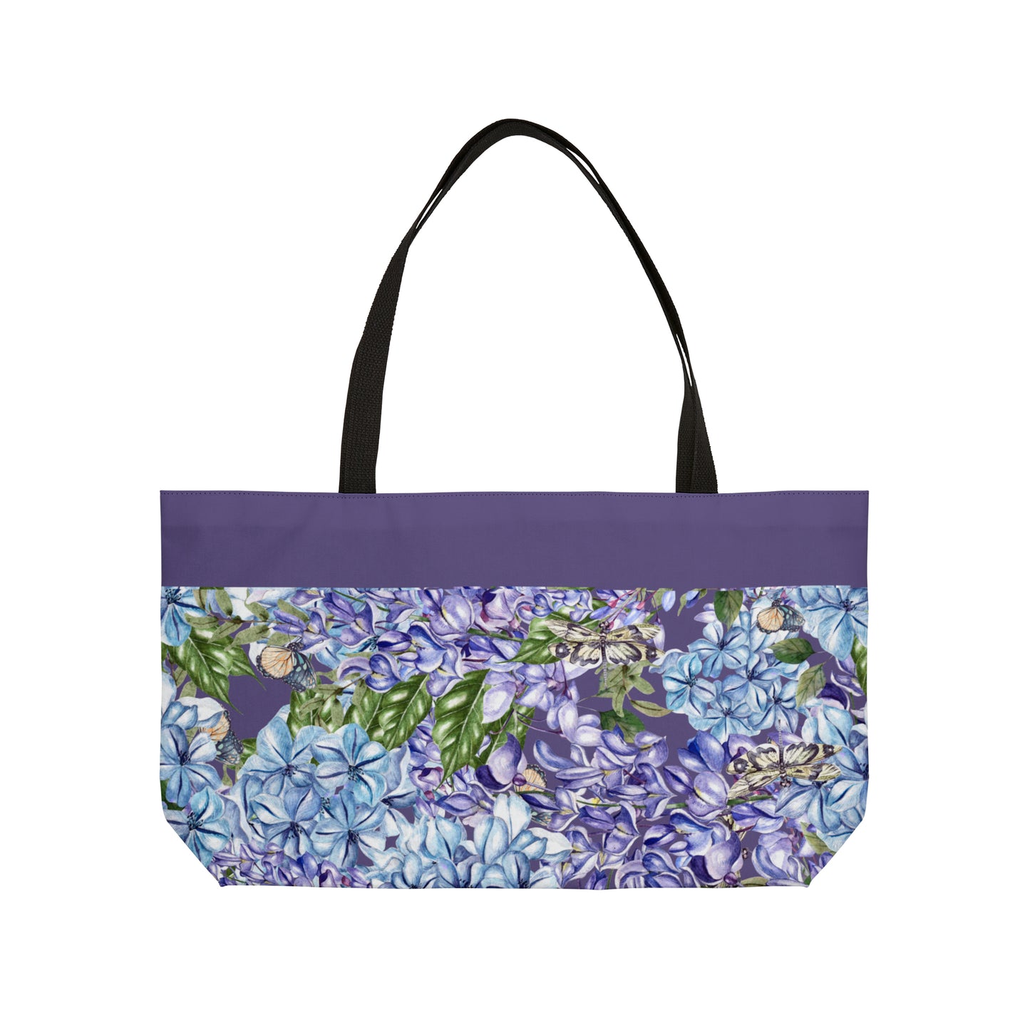 Purple Spring Weekender Tote Bag