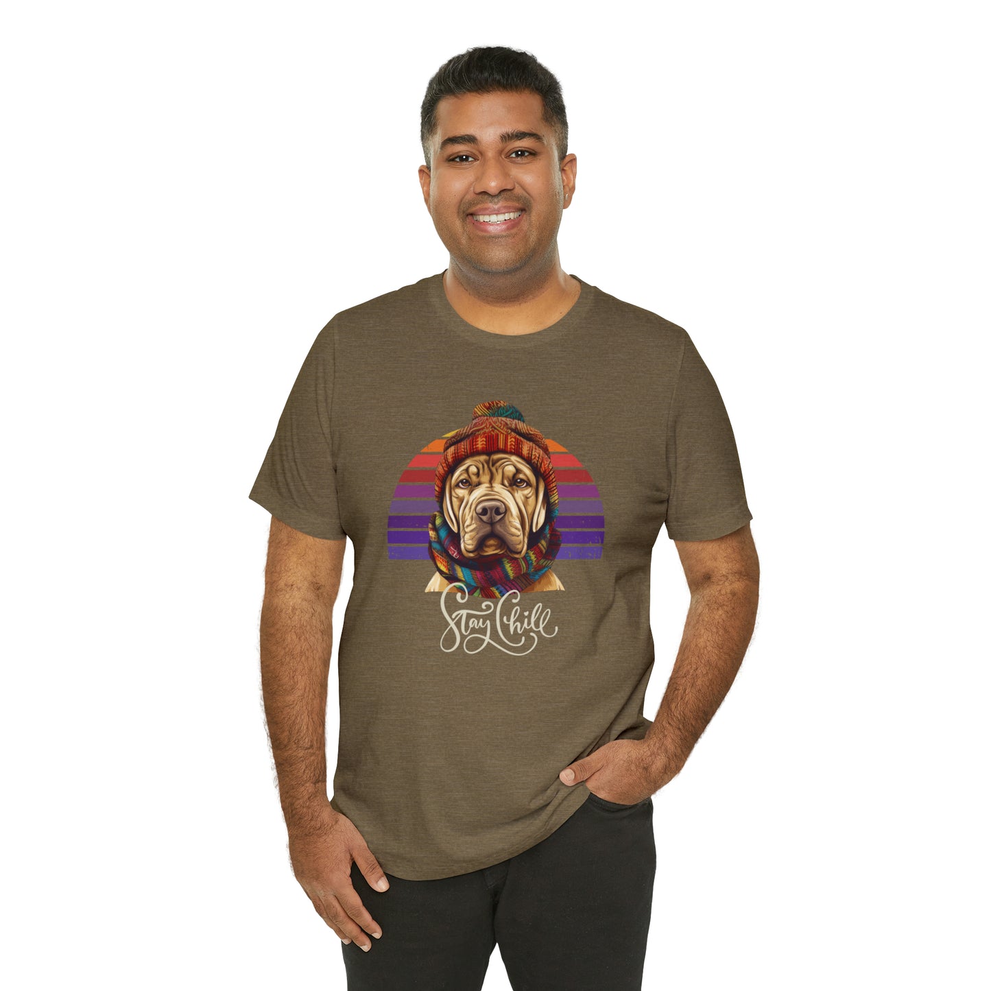 Stay Chill Shar Pei Unisex Jersey Short Sleeve Tee