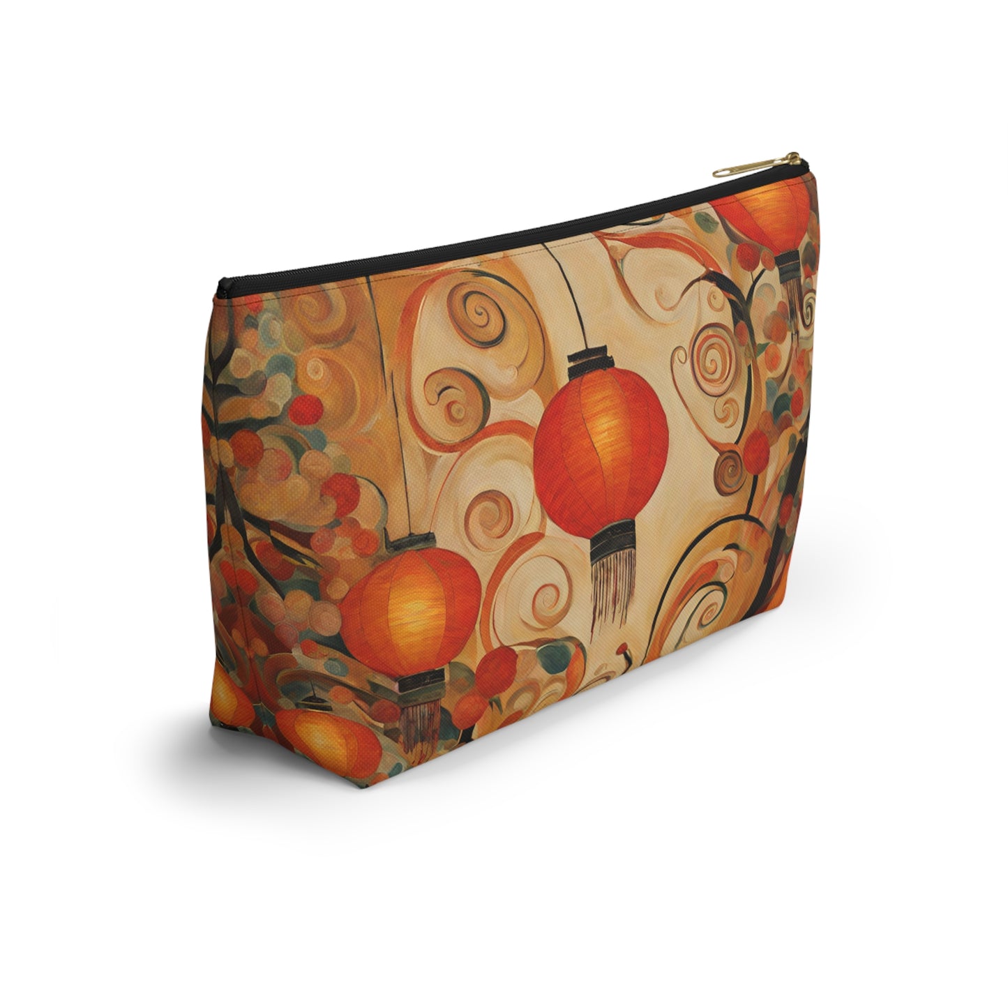 Lanterns & Swirls Accessory Pouch w T-bottom