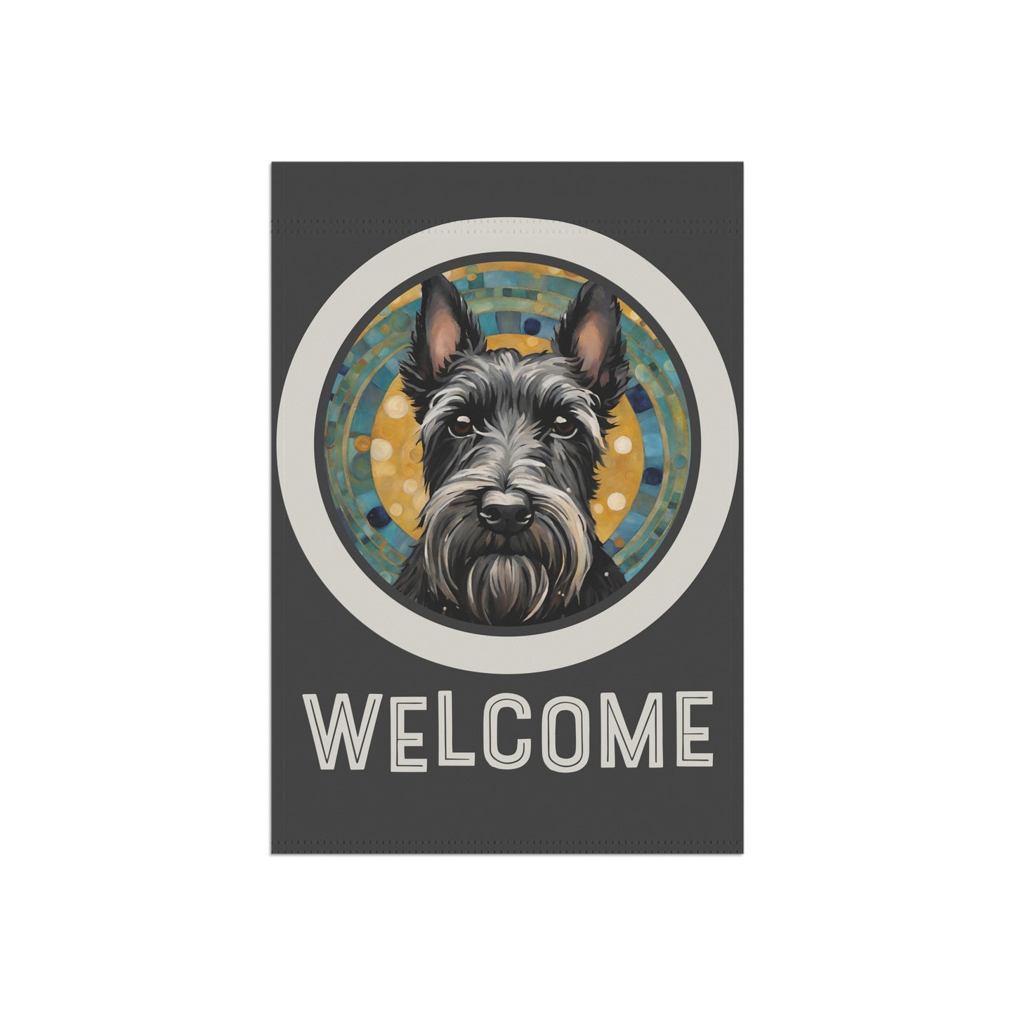 Scottish Terrier Welcome 2-Sided Garden & House Flag/Banner