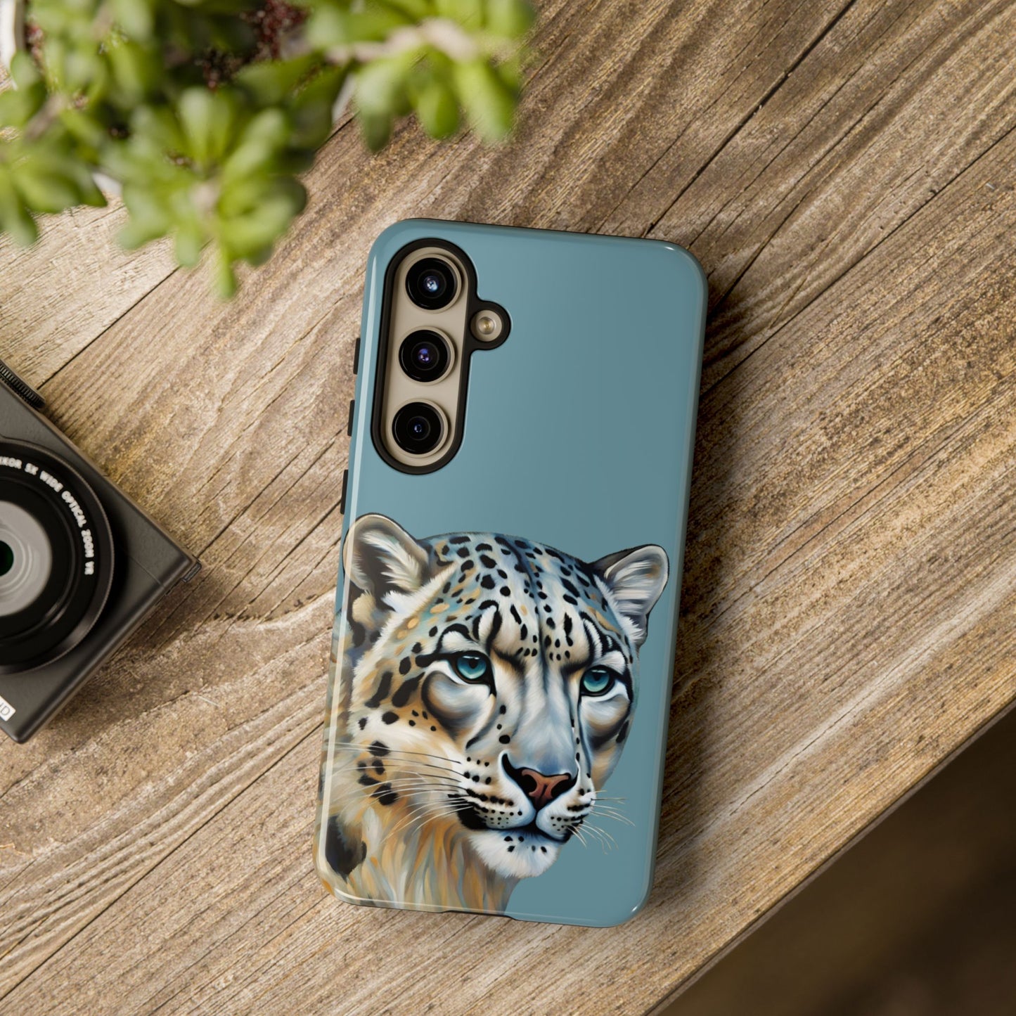 Snow Leopard iPhone Samsung Galaxy Google Pixel Tough Cases