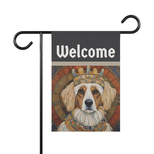 Fritz Welcome 2-Sided Garden & House Flag/Banner