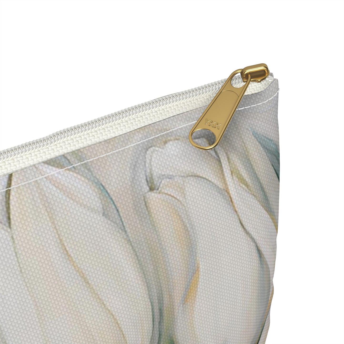 White Tulips Accessory Pouch