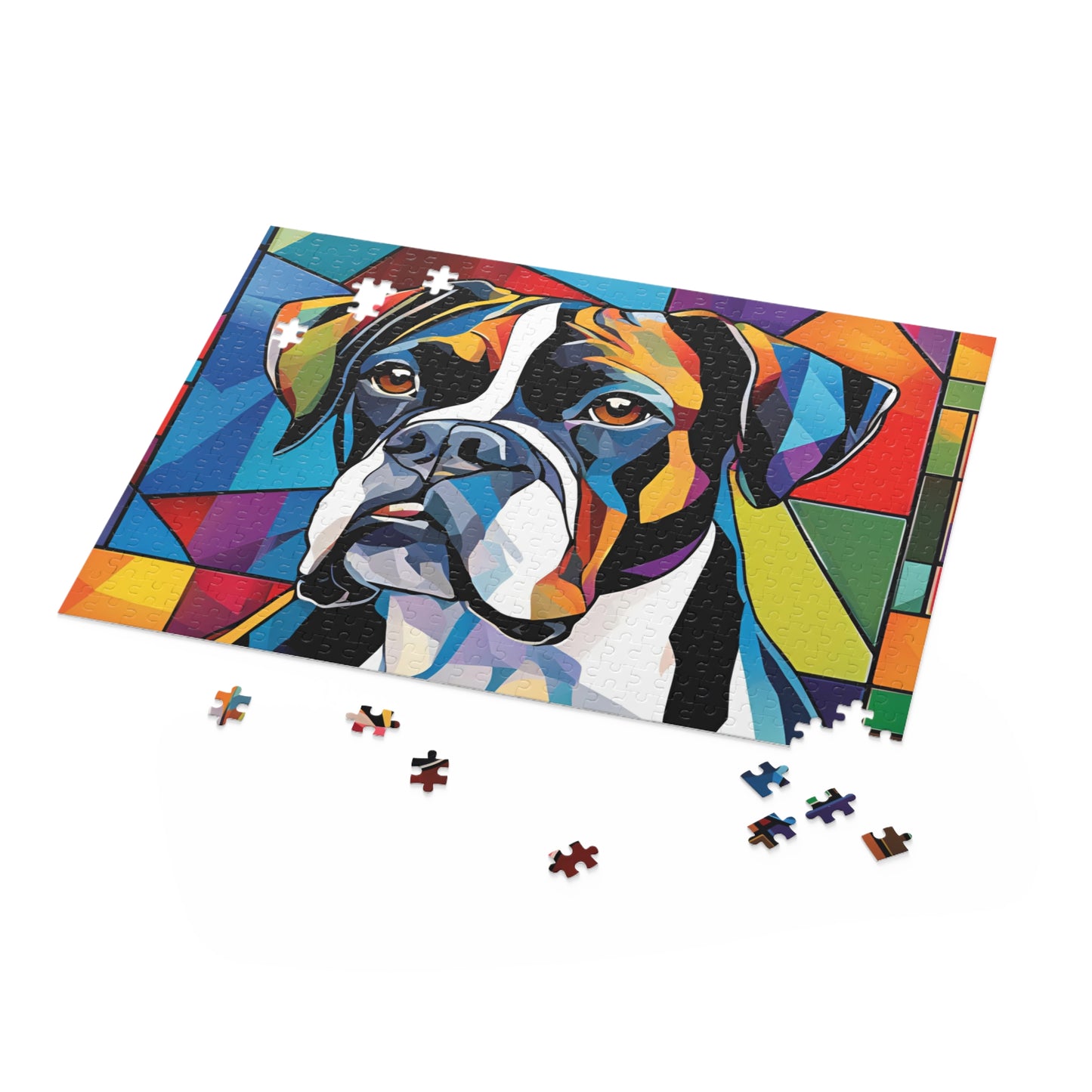 Truman Abstract Boxer Puzzle (500-Piece)