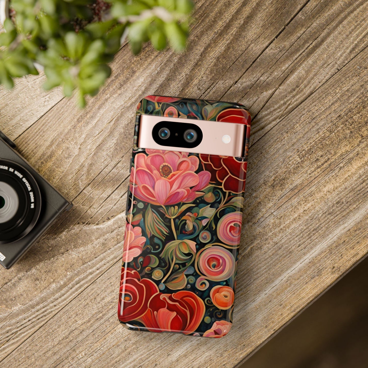 February Flowers iPhone Samsung Galaxy Google Pixel Tough Cases