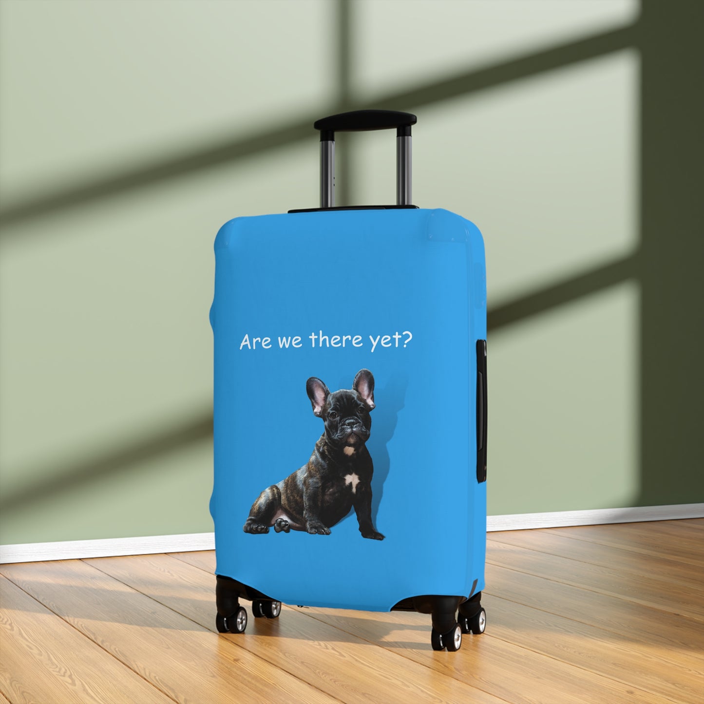 Boston Terrier Are We There Yet? Luggage Cover