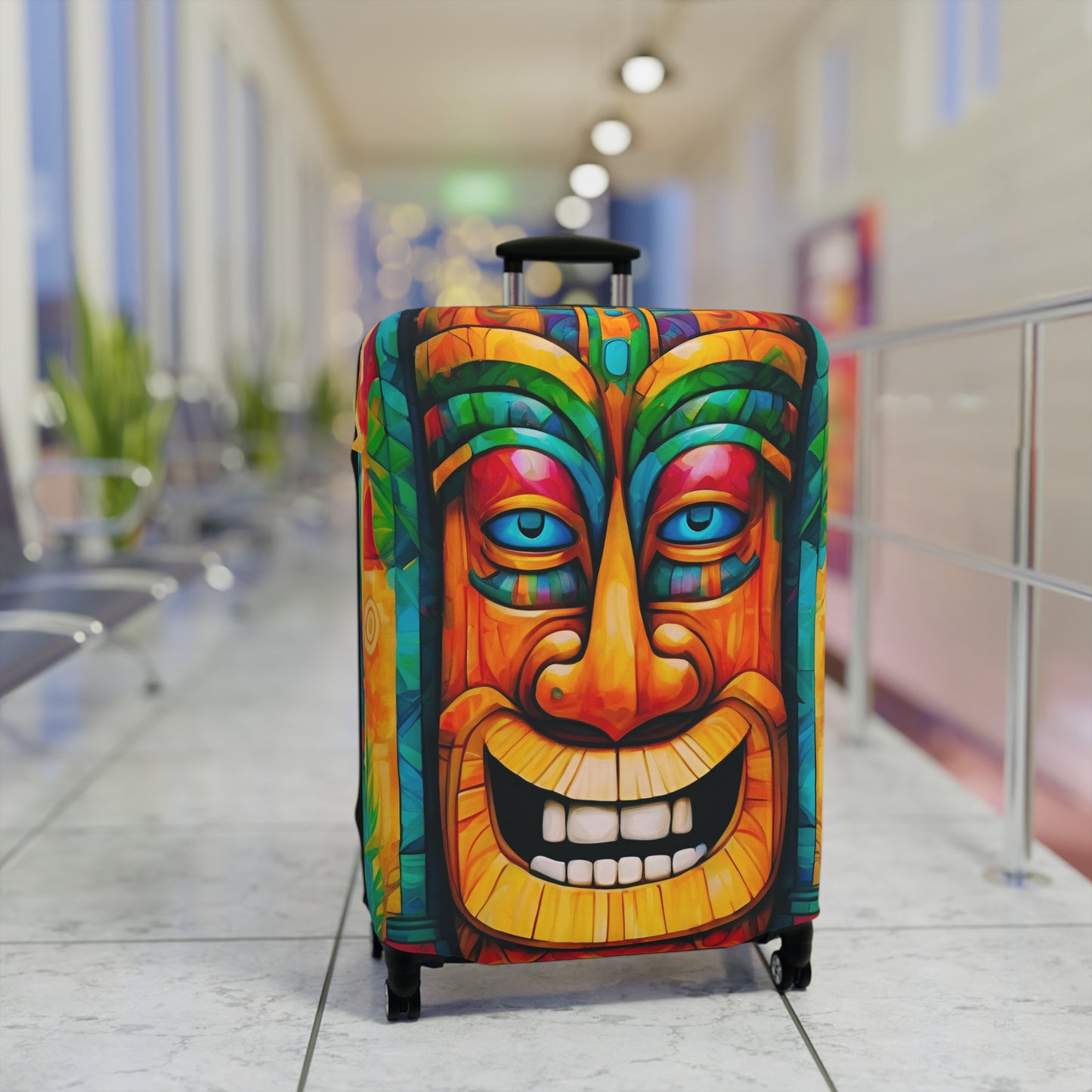 The Tiki Knows Luggage Cover ONLY