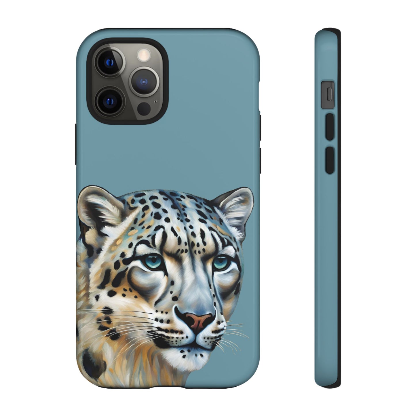 Snow Leopard iPhone Samsung Galaxy Google Pixel Tough Cases