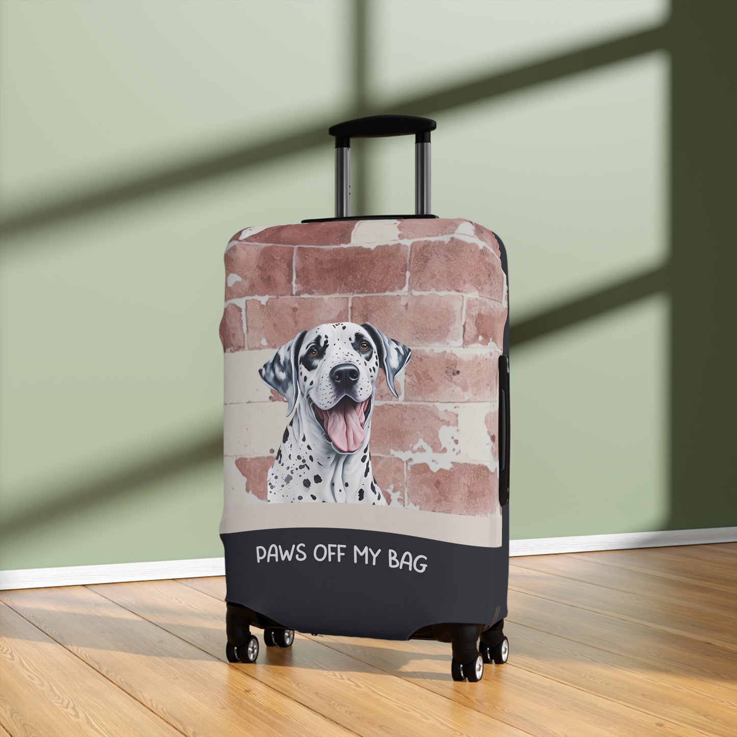 Dalmatian Paws Off My Bag Luggage Cover