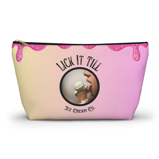 Lick it Till Ice Cream Accessory Pouch w T-bottom