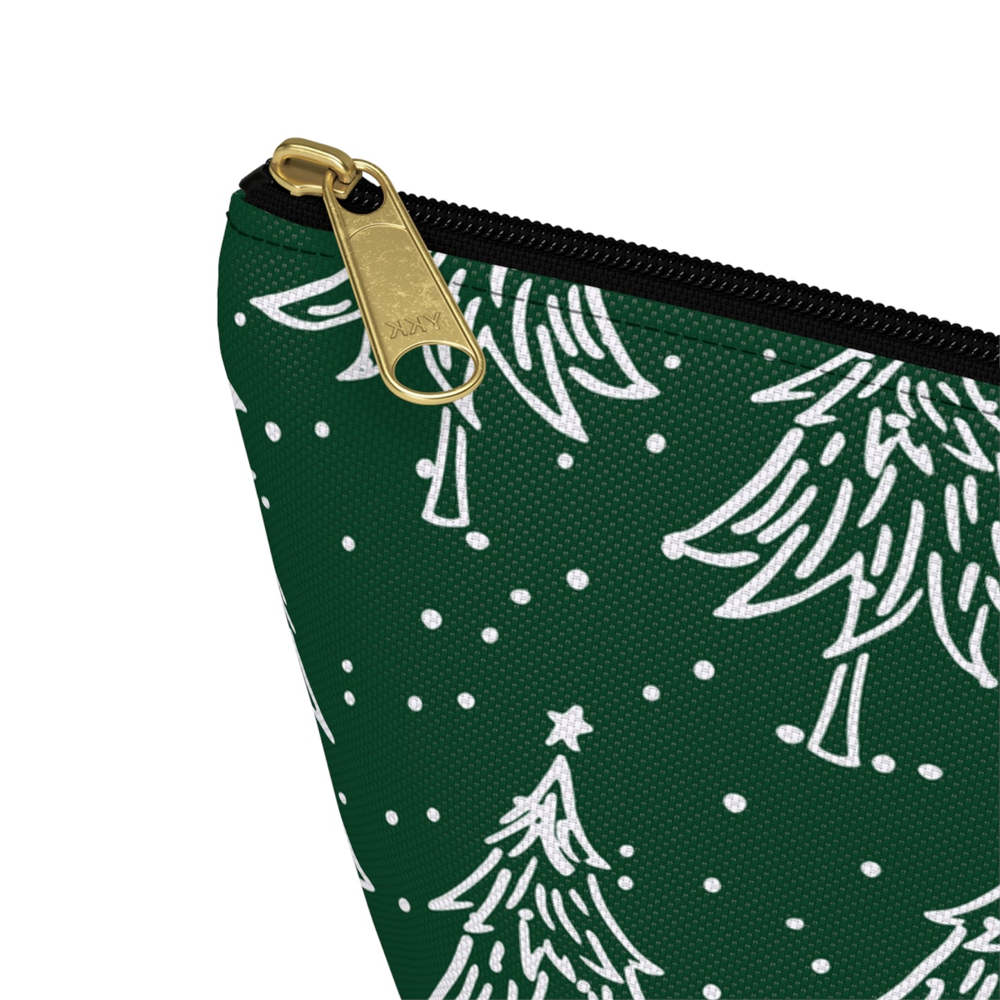 Christmas Trees for All Green Accessory Pouch w T-bottom