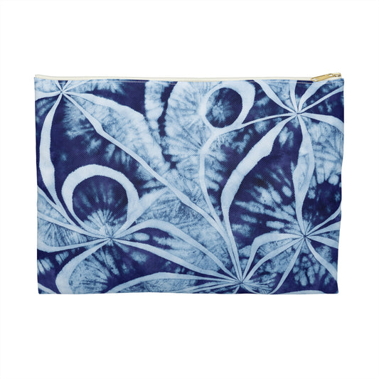 Shibori Indigo Accessory Pouch