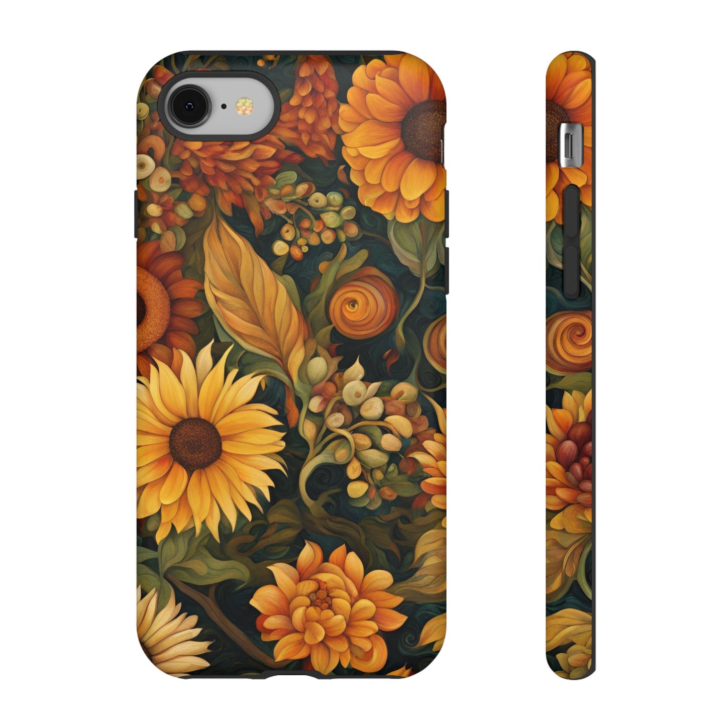 Autumn Flowers iPhone Samsung Galaxy Google Pixel Tough Cases