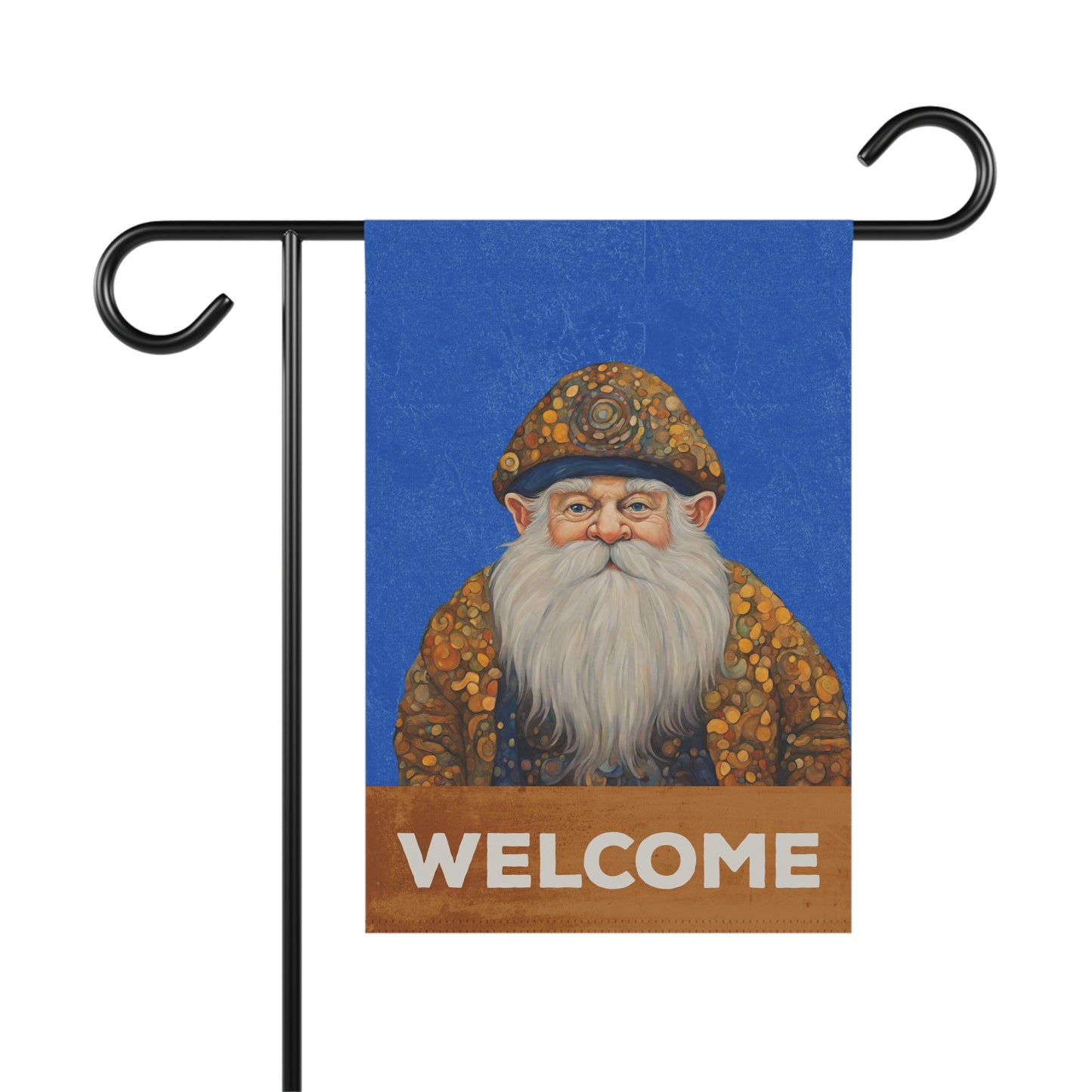 Gnome Welcome 2-Sided Garden & House Flag/Banner