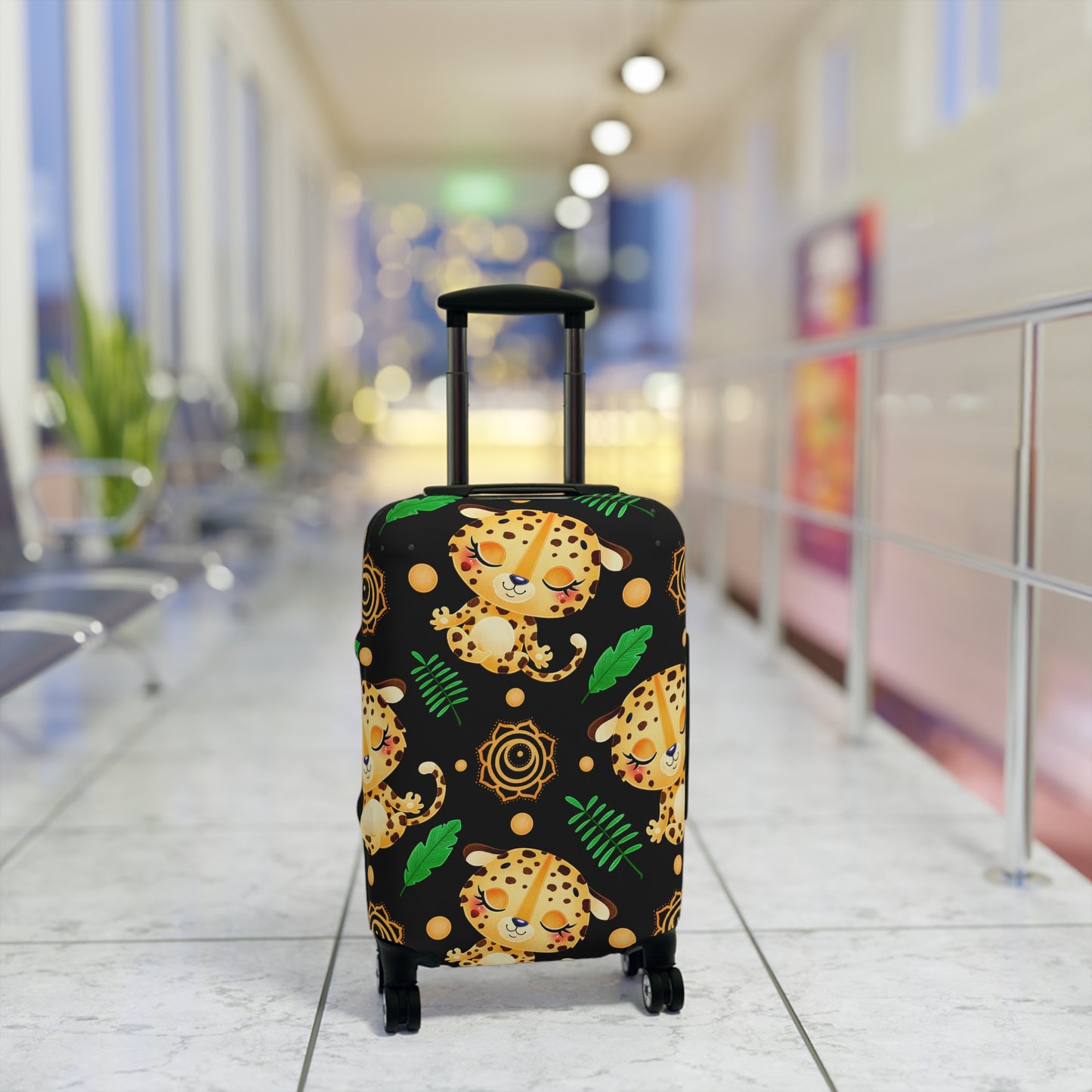 Zen Leopard Luggage Cover