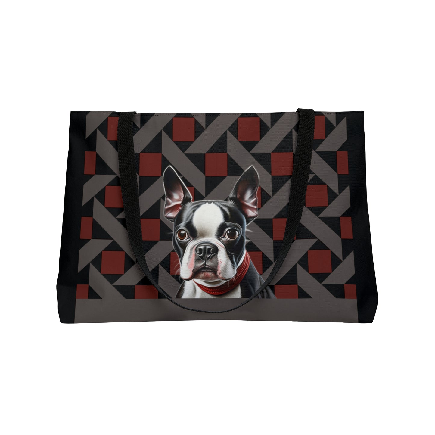 Boston Terrier Weekender Tote Bag