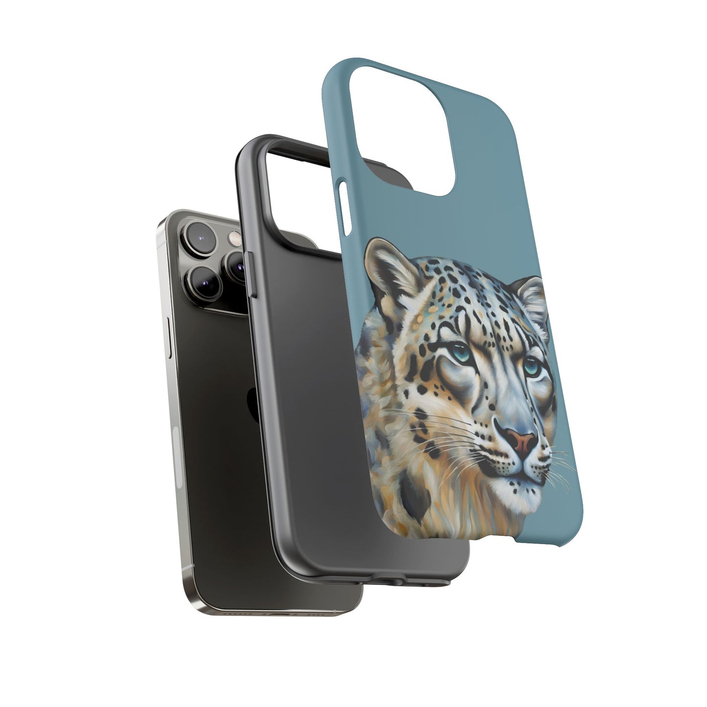 Snow Leopard iPhone Samsung Galaxy Google Pixel Tough Cases