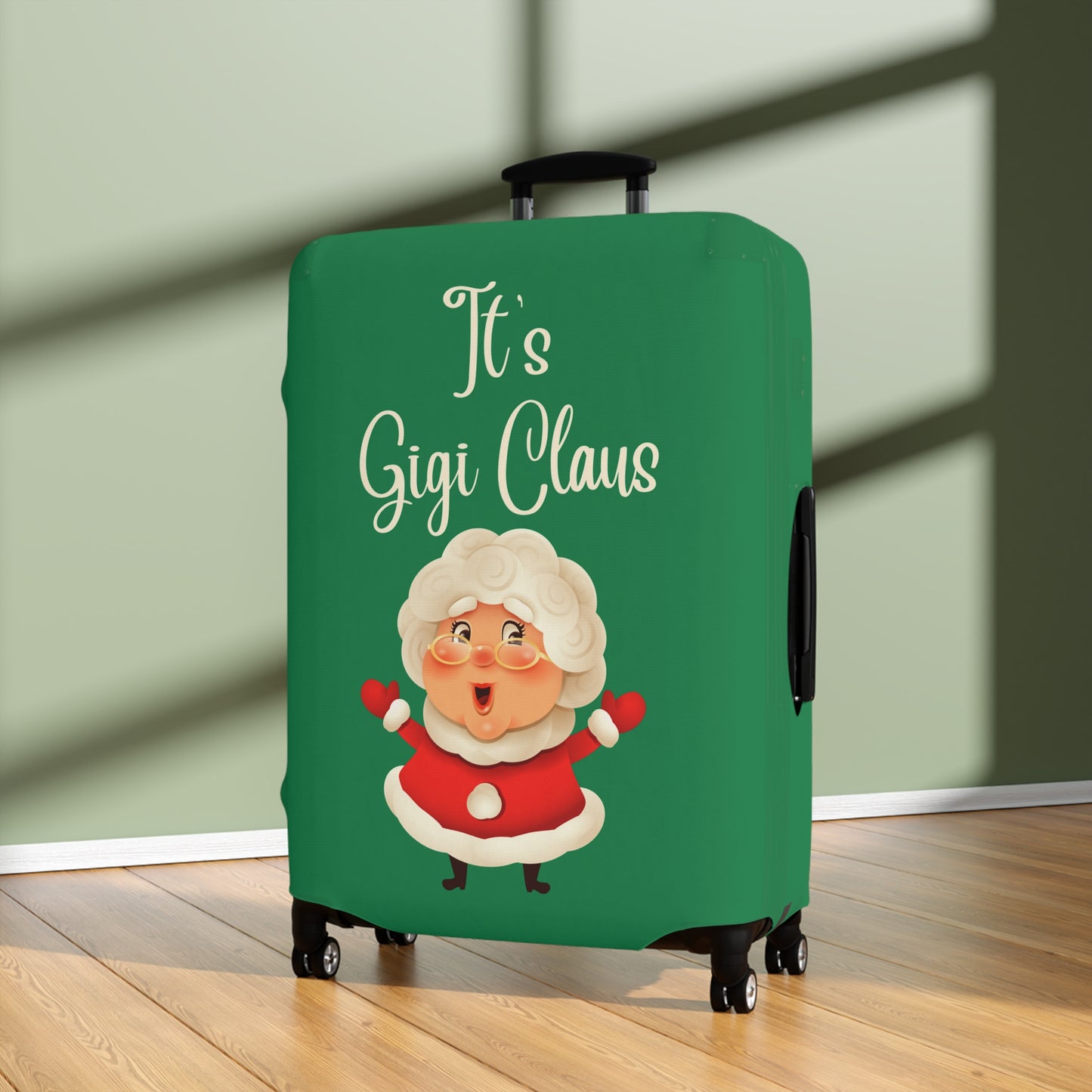 It's Gigi Claus Christmas Luggage Cover