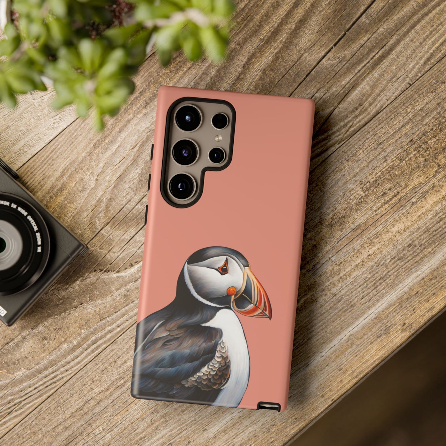 Puffin Wildlife iPhone Samsung Galaxy Google Pixel Tough Cases