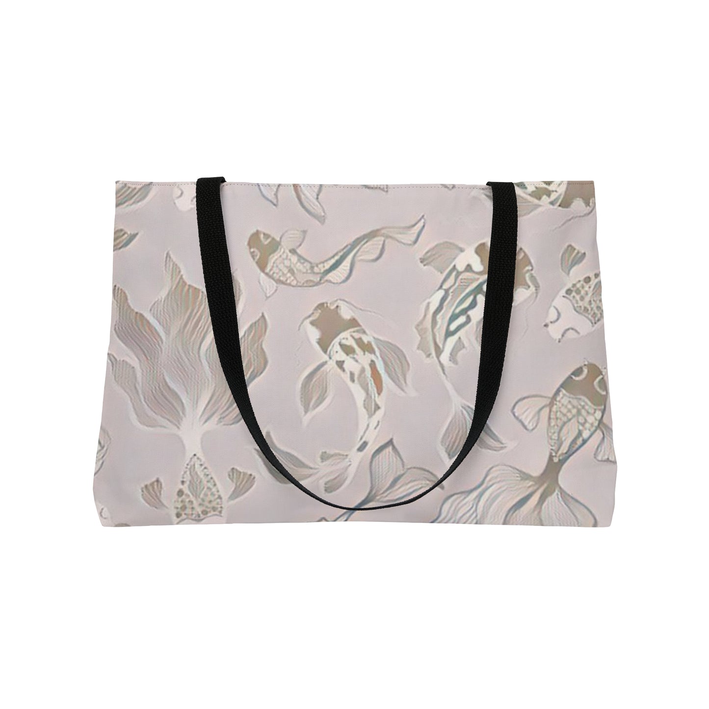 Koi in Taupe Weekender Tote Bag