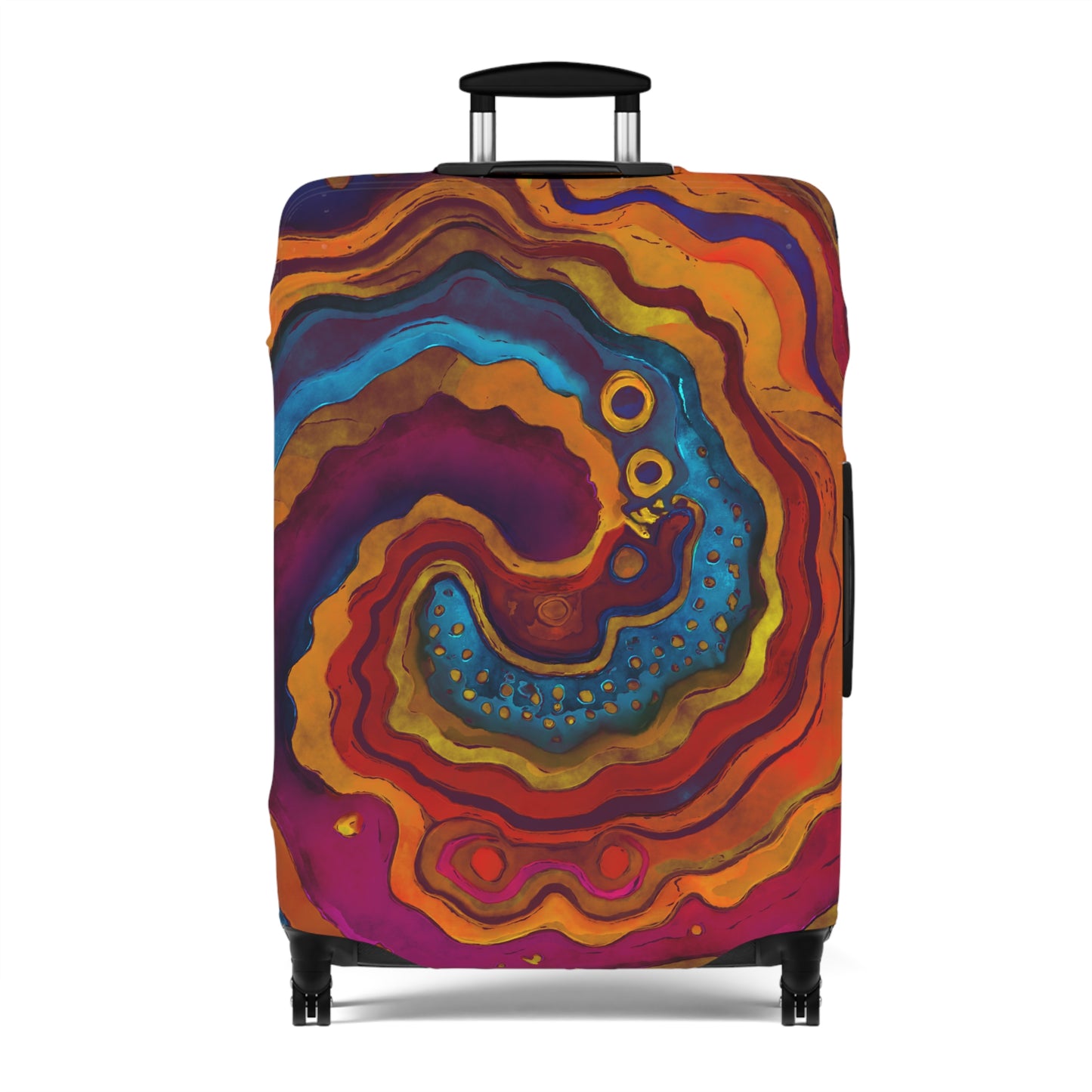 Geode Swirl Luggage Cover