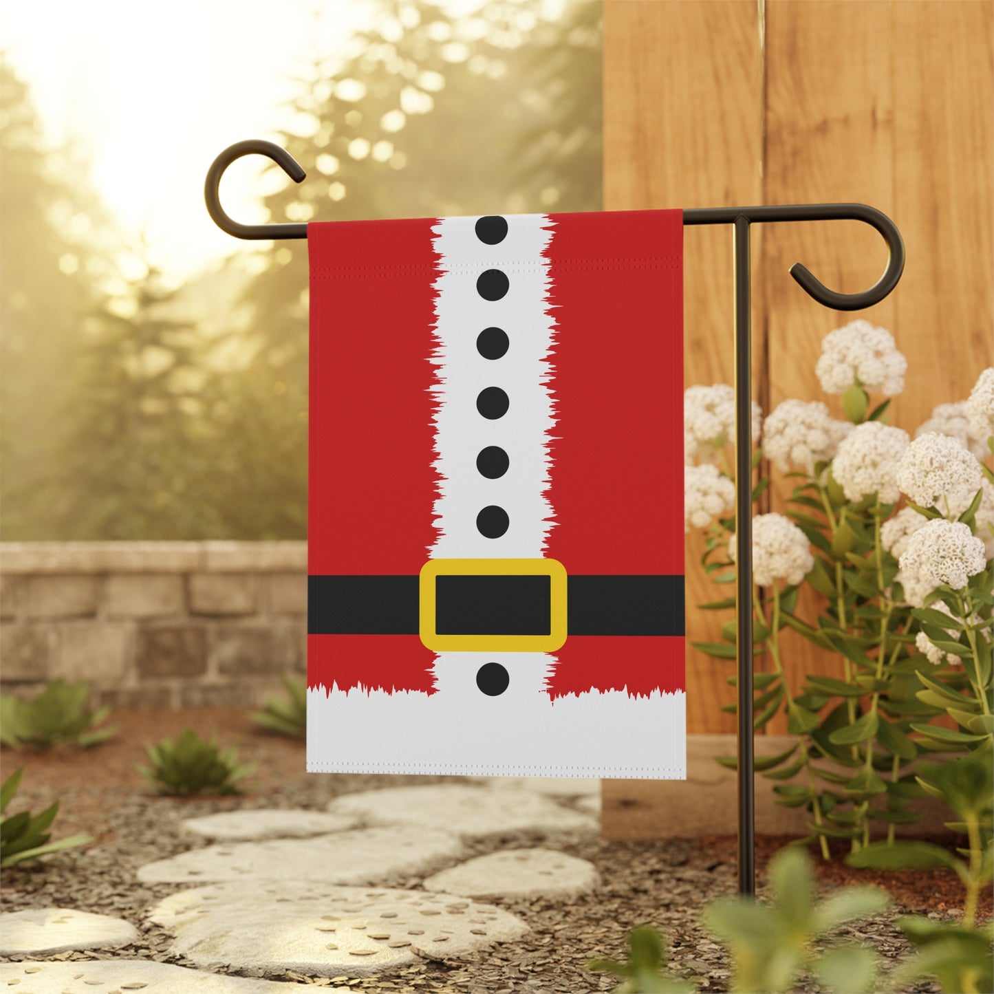 Santa Suit 2-Sided Garden & House Banner