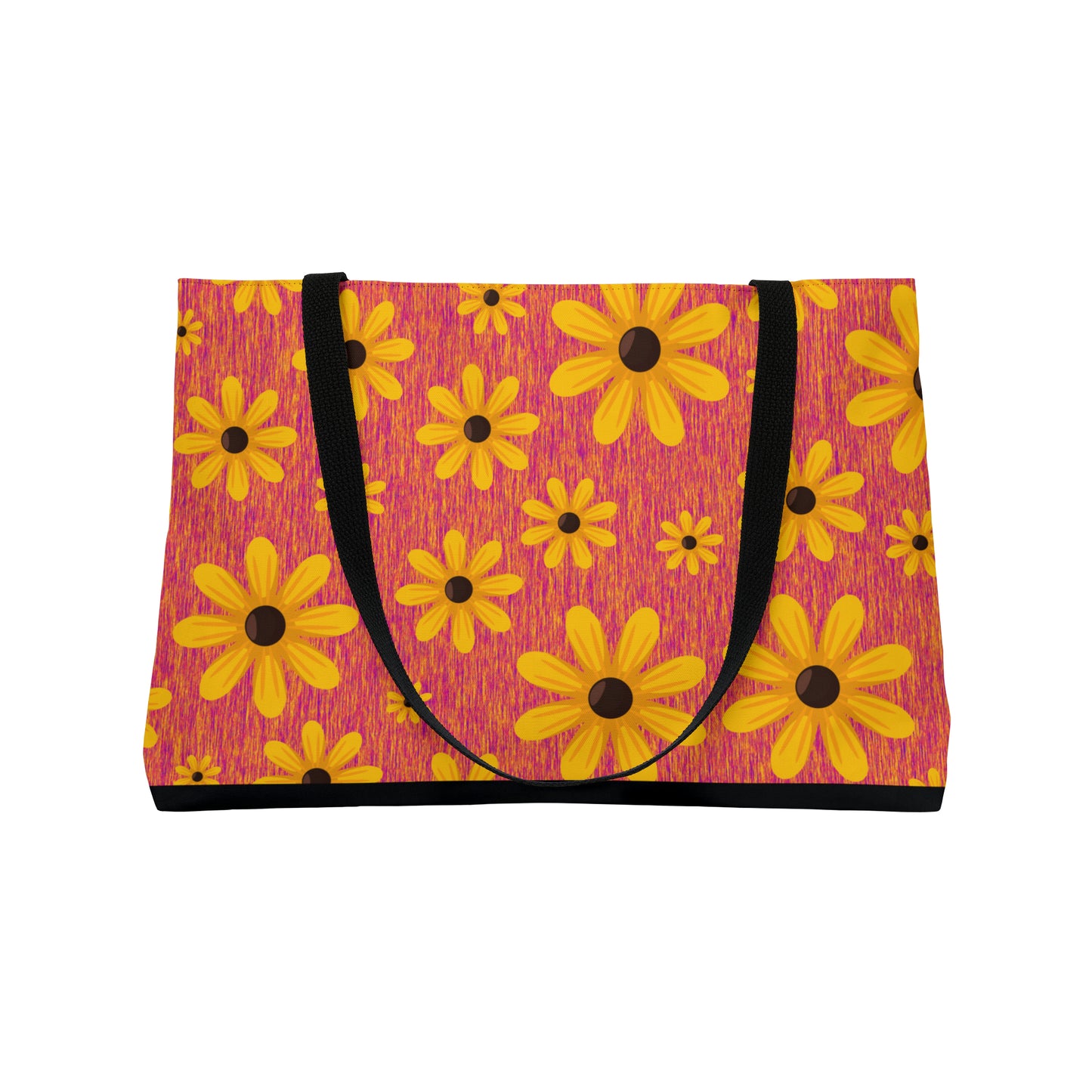 Fielding Black Cat Yellow Daisies Weekender Tote Bag