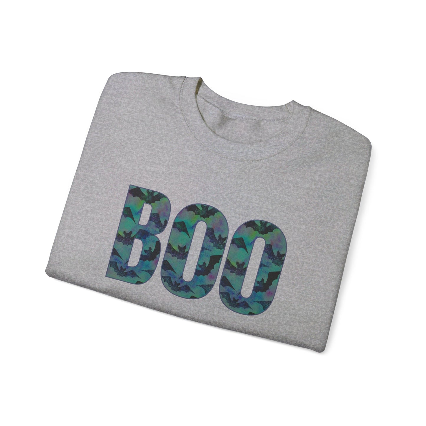 Bats BOO Unisex Heavy Blend™ Crewneck Sweatshirt