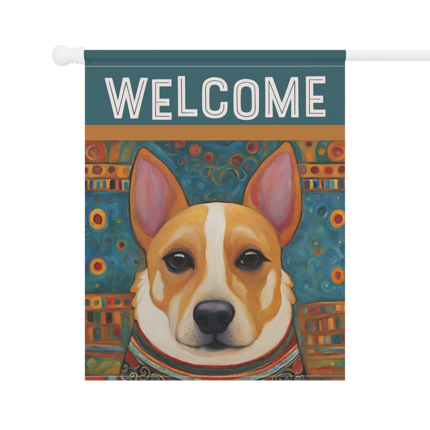 Carlos Welcome 2-Sided Garden & House Flag/Banner