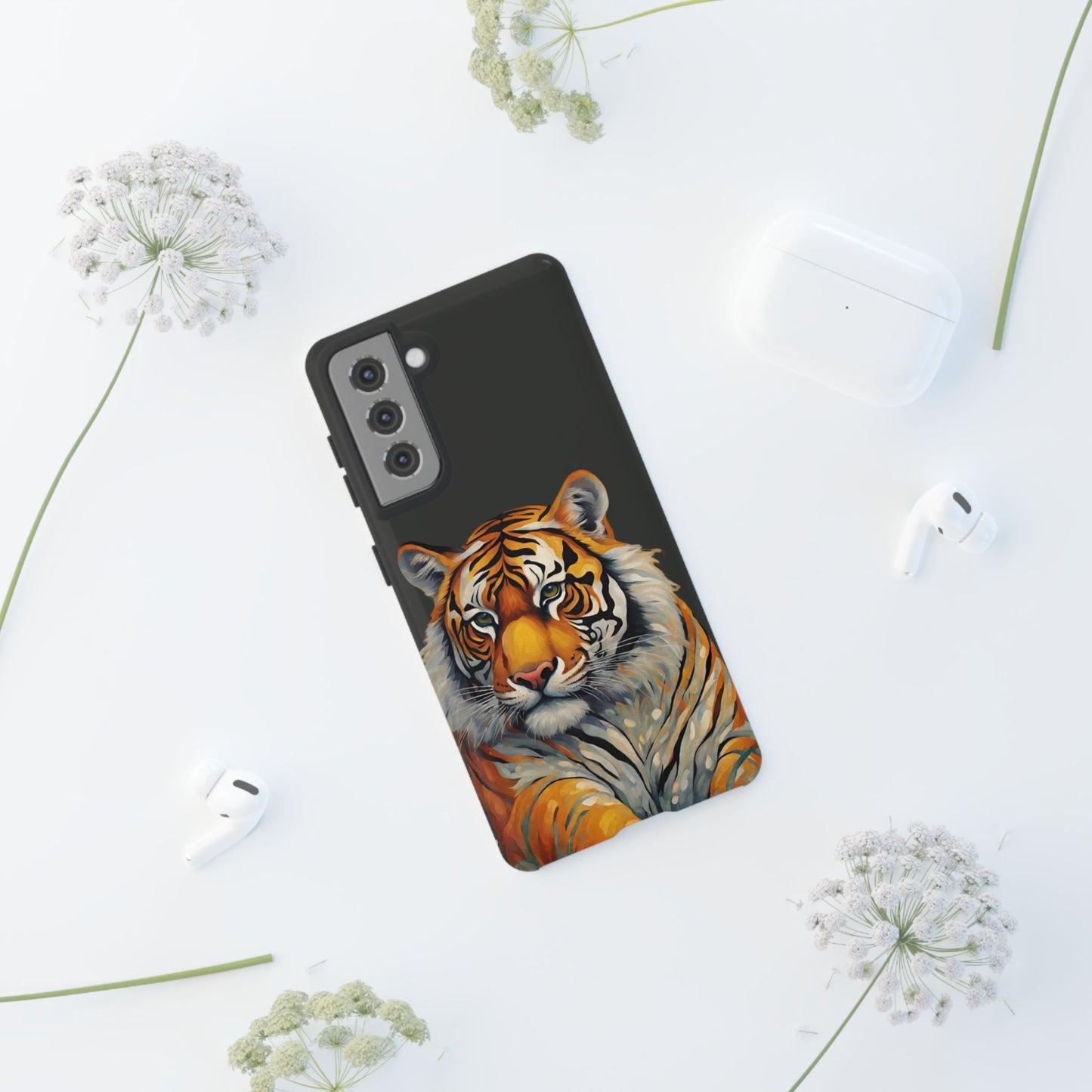 Tiger Wildlife iPhone Samsung Galaxy Google Pixel Tough Cases