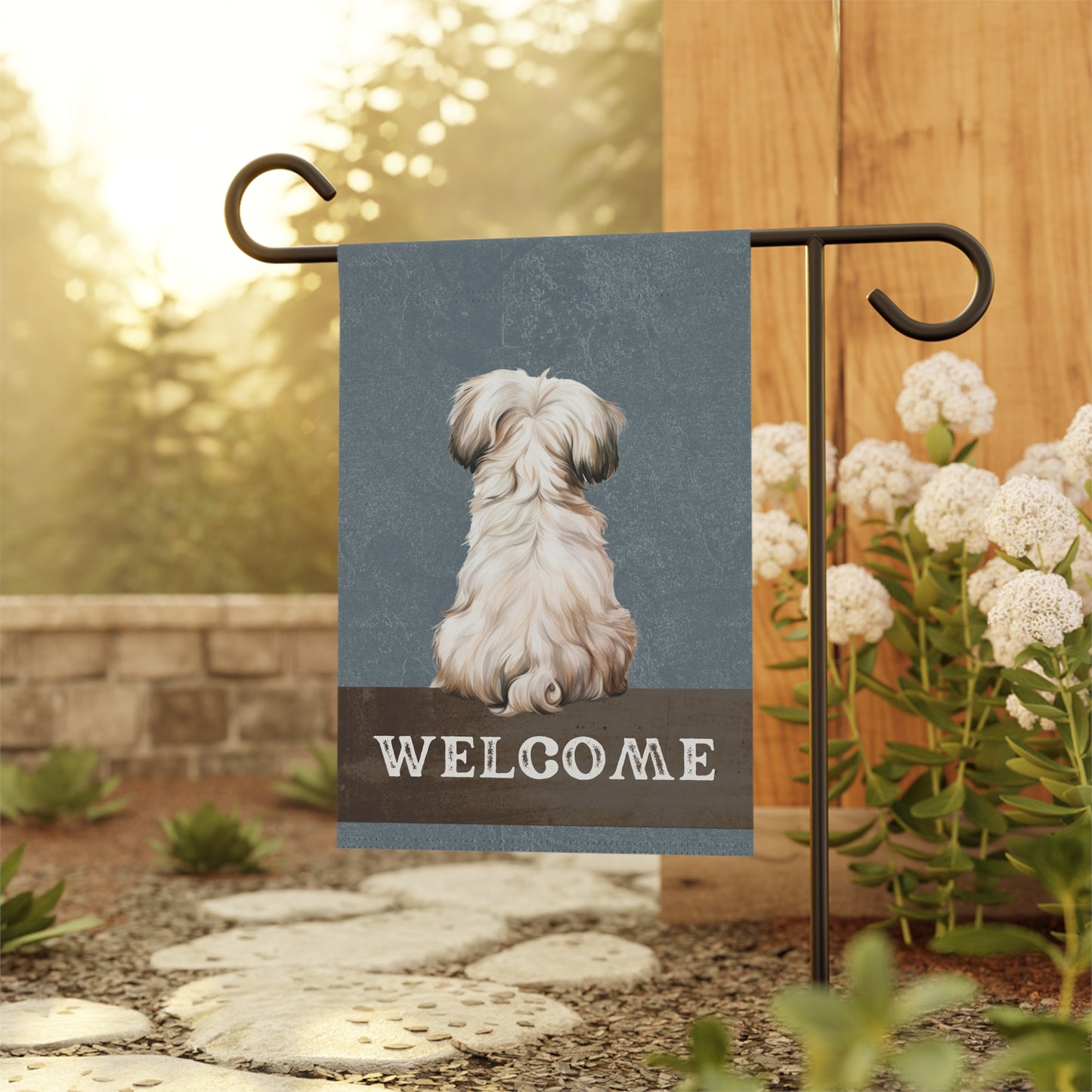 Maltese Welcome 2-Sided Garden & House Flag/Banner