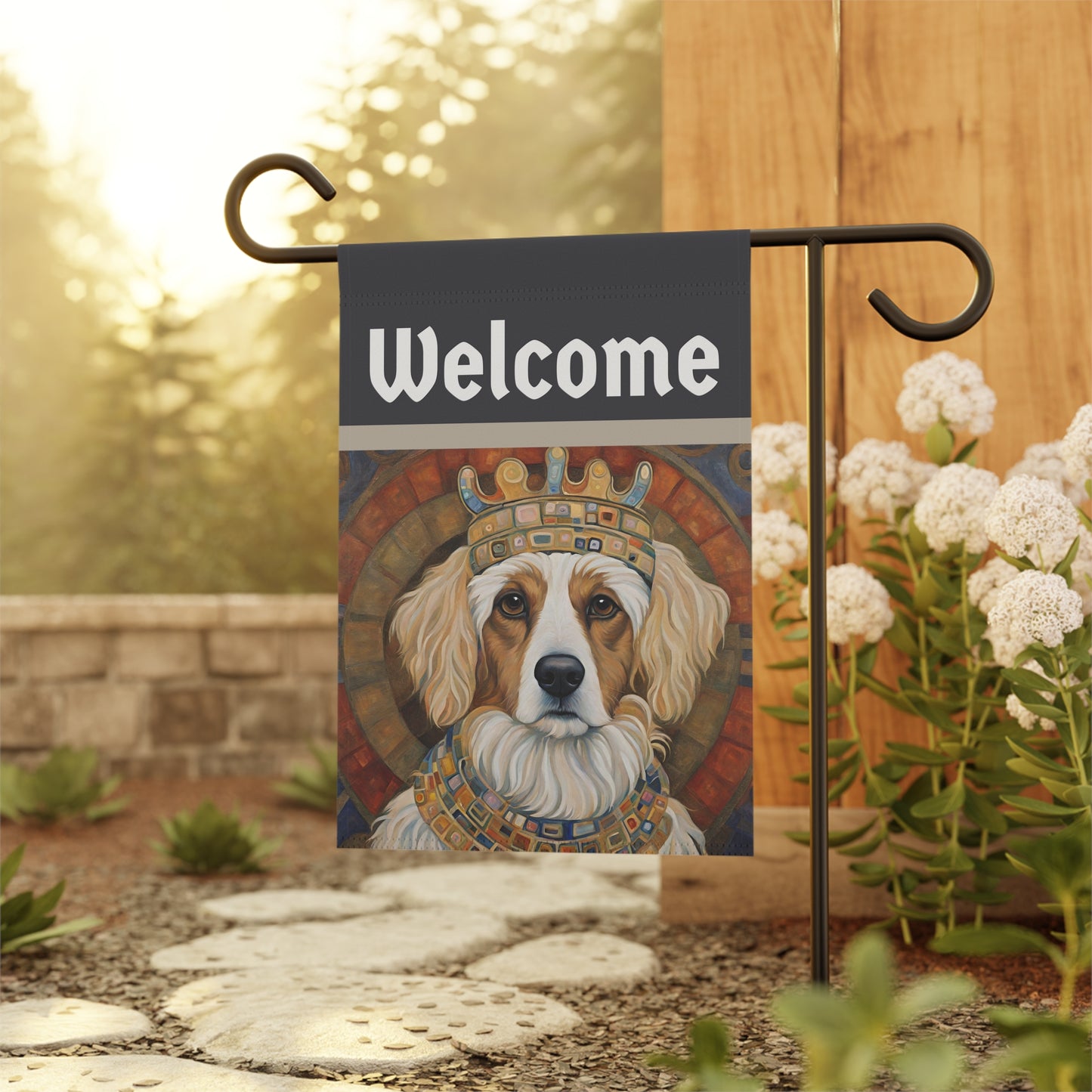 Fritz Welcome 2-Sided Garden & House Flag/Banner