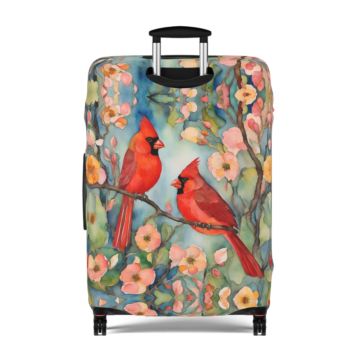 Spring Cardinals Luggage Cover